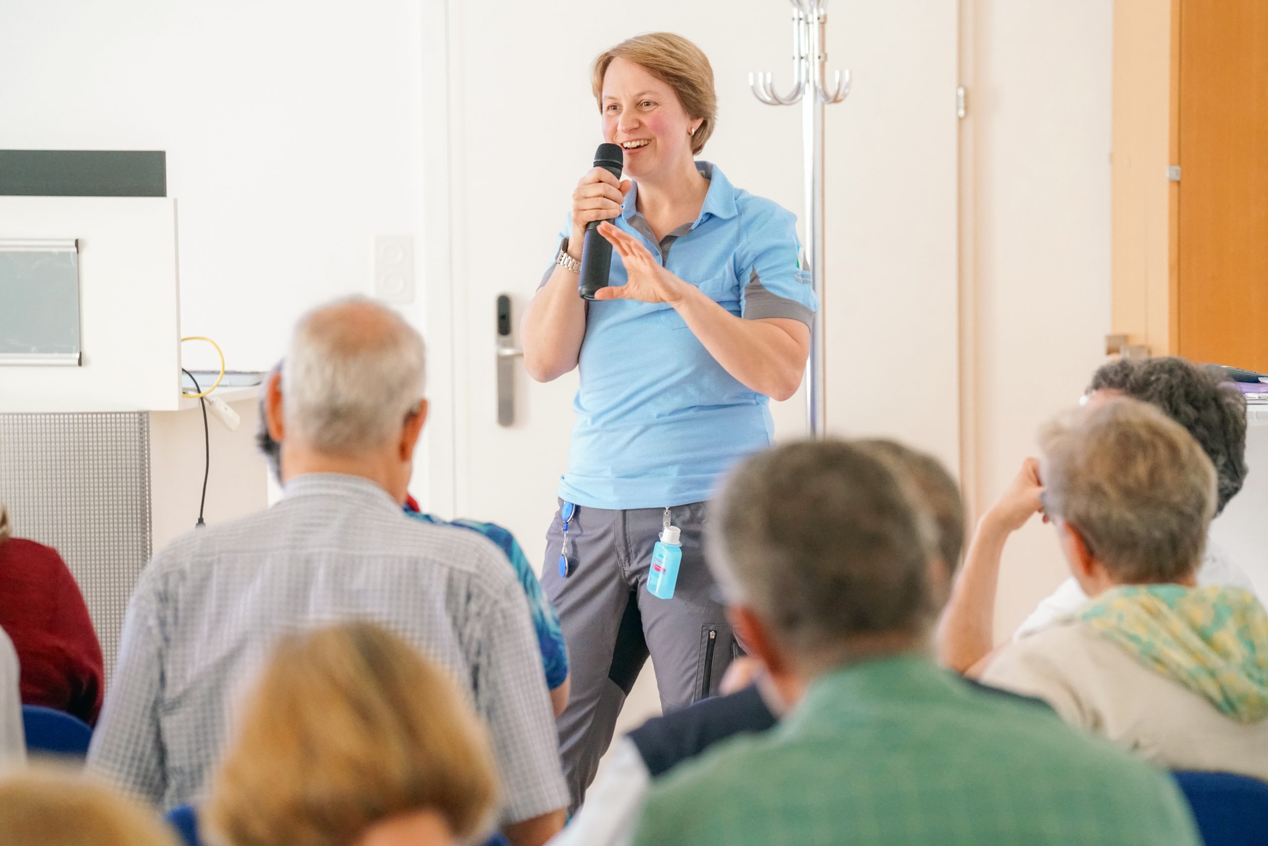 Logopädin referiert an Infoveranstaltung