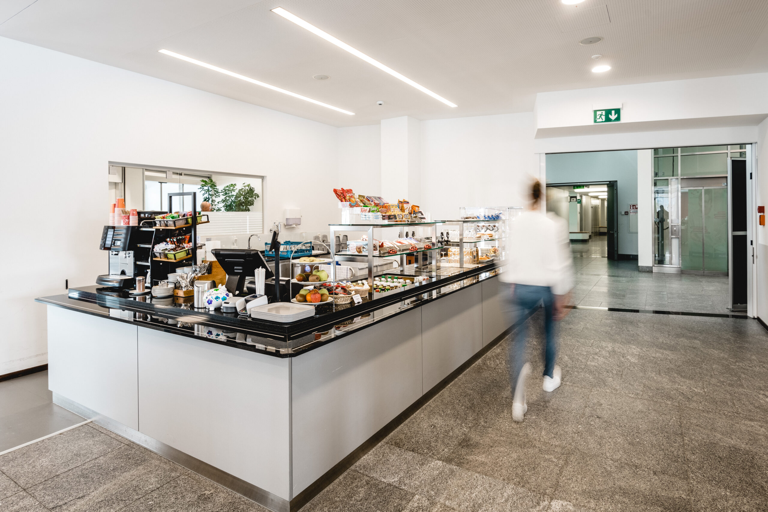 Kiosk in der Klinik Davos Clavadel