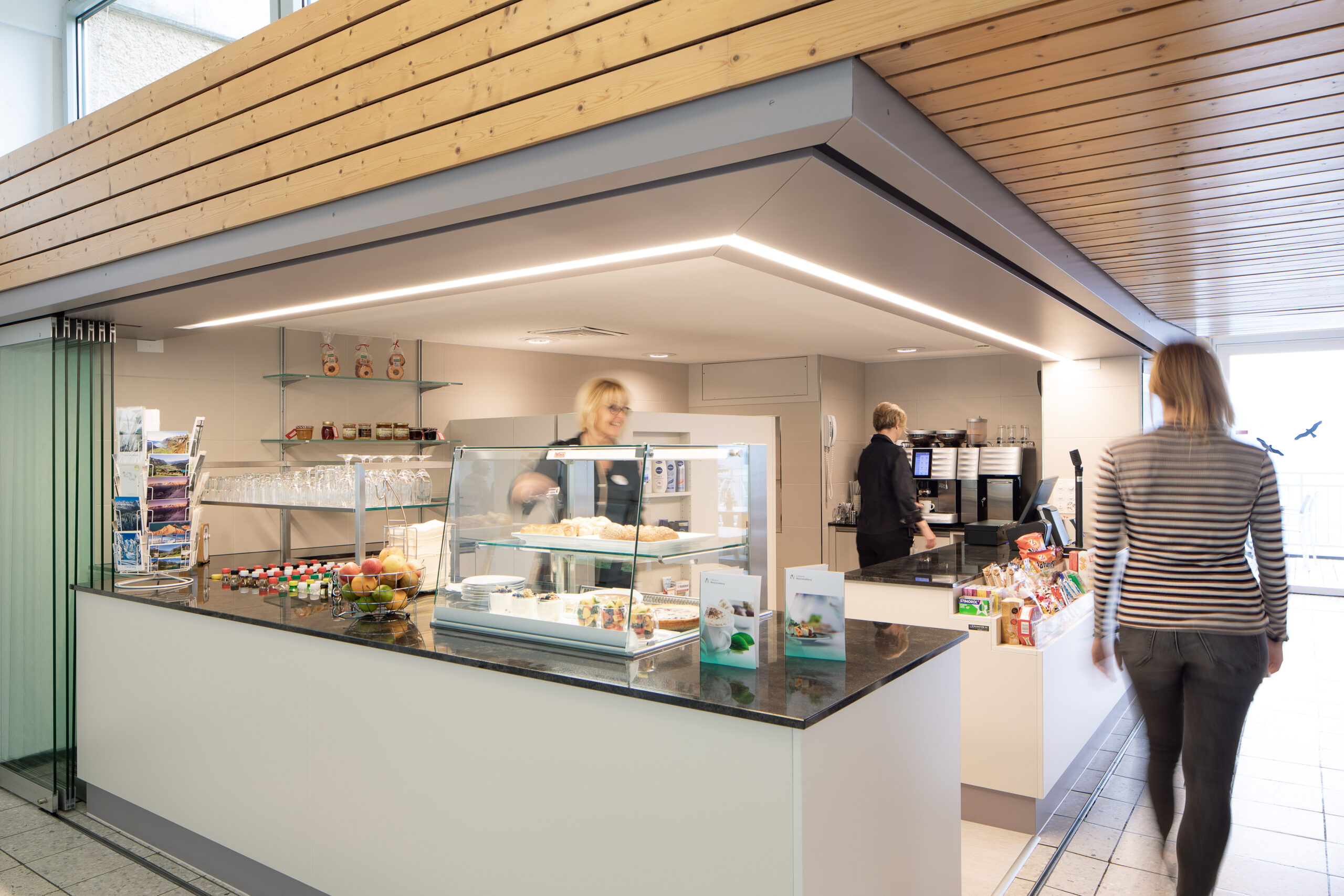 Cafeteria in der Rehaklinik Walenstadtberg