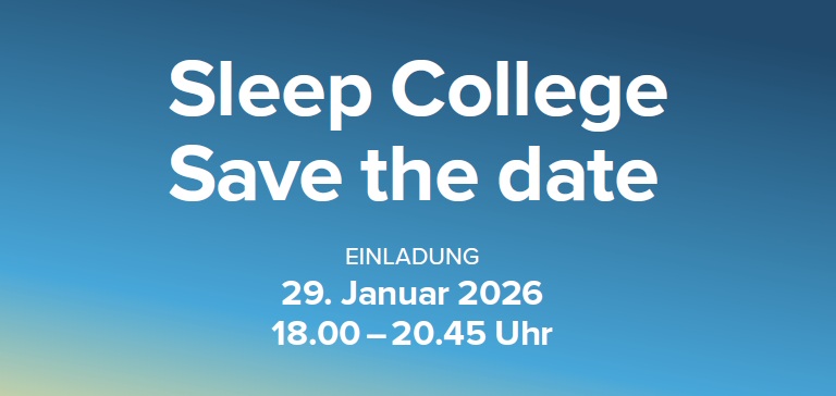 Flyer zur Verantstltung "Schlafstörungen kommen selten allein