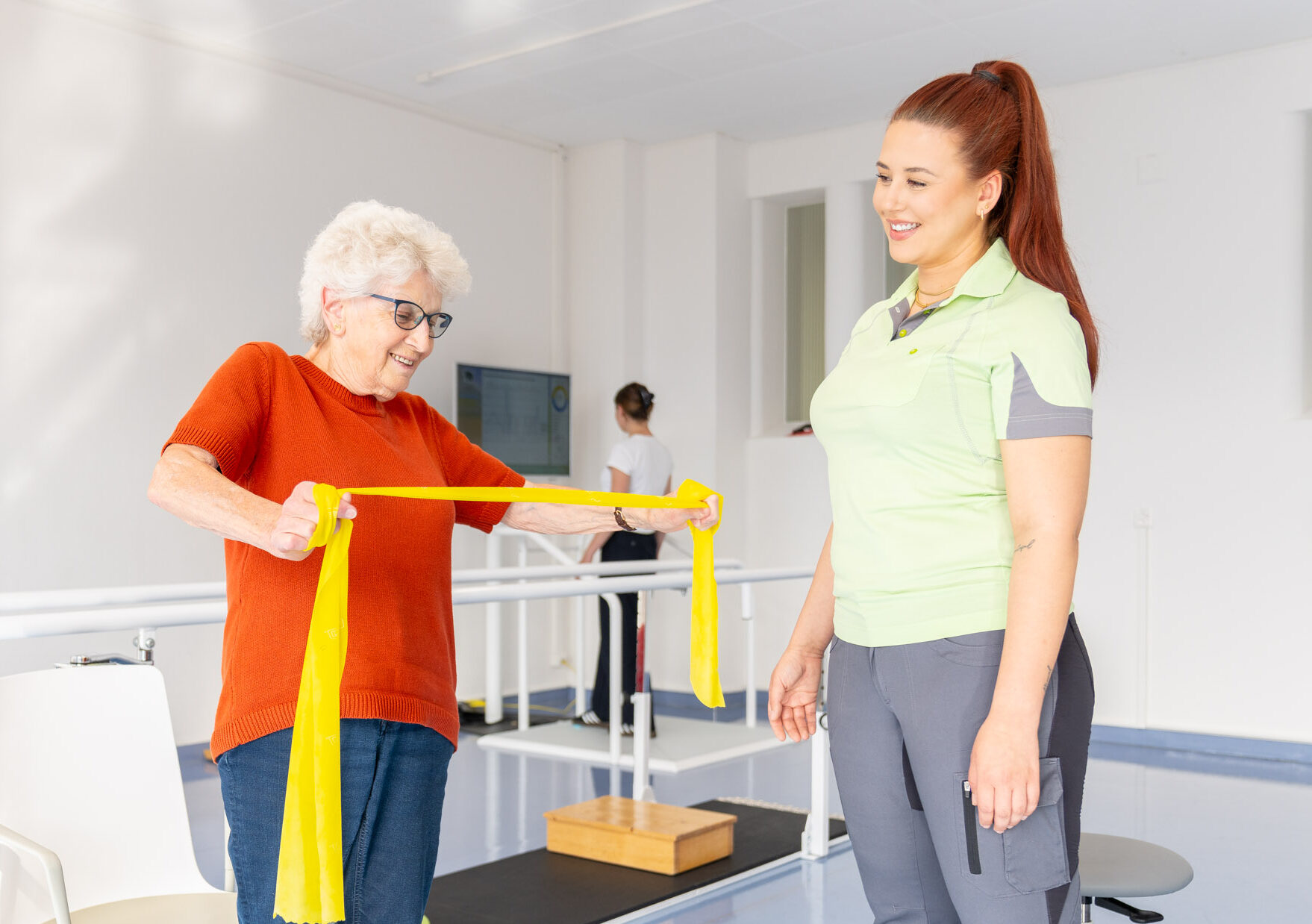 Training mit Therabändern